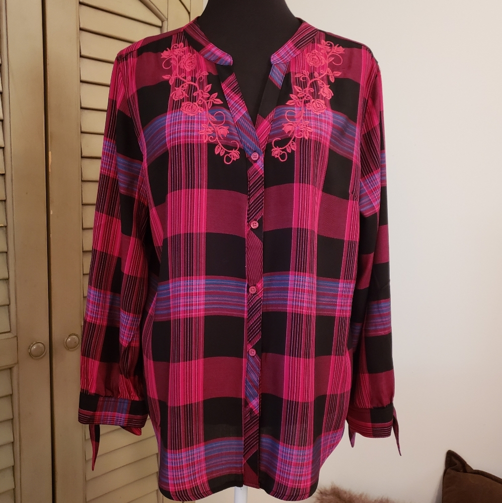 COMO VINTAGE Plaid Shirt